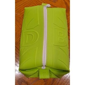 Wurkin Stiffs Doppel D Bag Waterproof Silicone Toiletry Zip Bag Lime Green 10x6